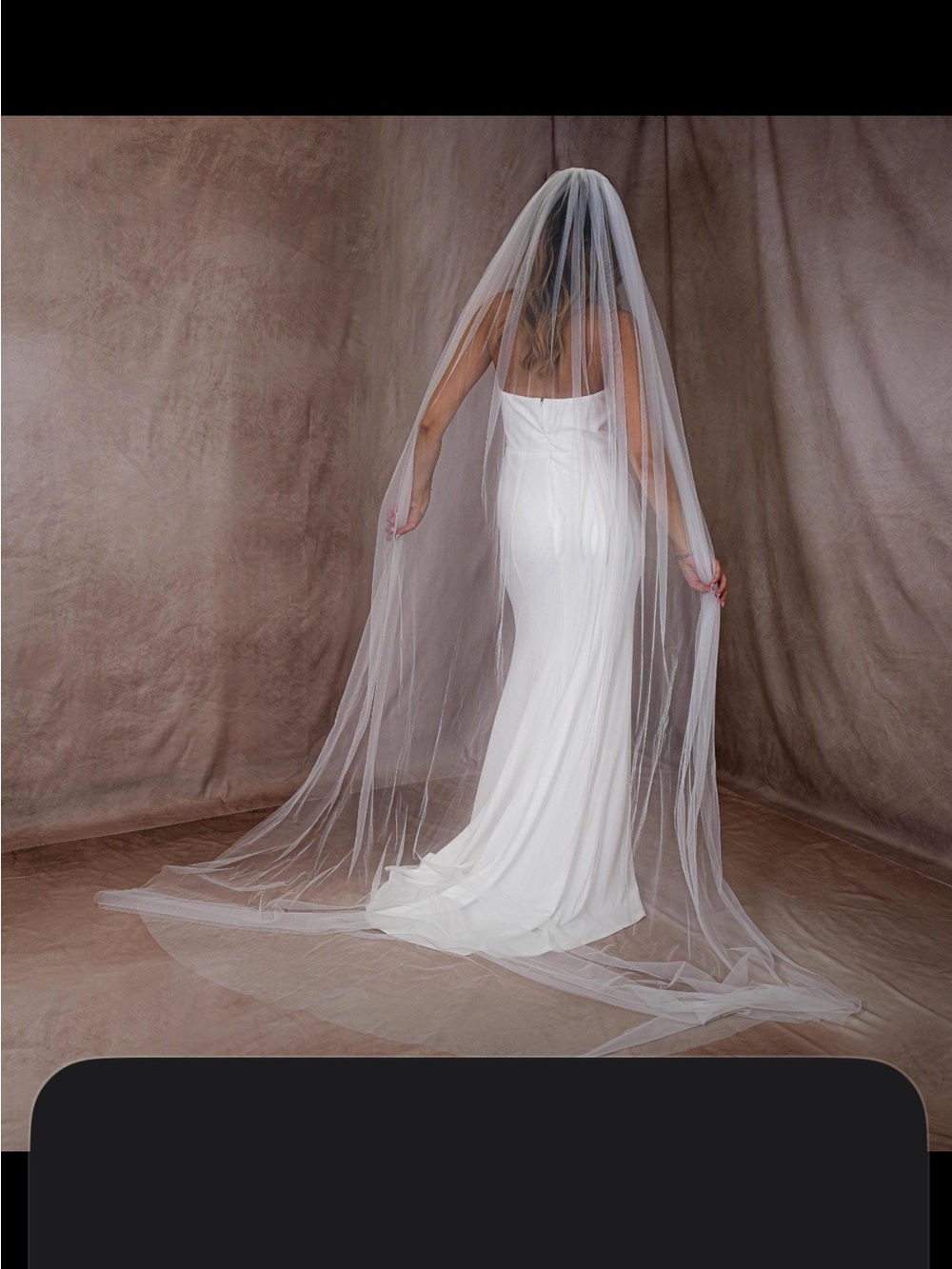NWOT - Ivory Veil - Soft 1 layer French tulle, no blusher, with comb